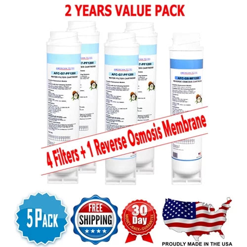 AFC Brand , moisture Filters , Model # AFC-G7-PF1200 , matching with GE® PXRQ15 - 5 Filters - Made in U.S.A.