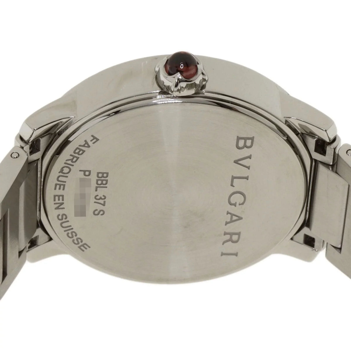 Pre-Owned Bulgari BB37S 12P Diamond Watch Stainless Steel/SS Men's BVLGARI (Good)