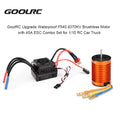 GoolRC Upgrade Waterproof F540 4370KV Brushless Motor with 45A ESC Combo Set for 110 RC Car Truck