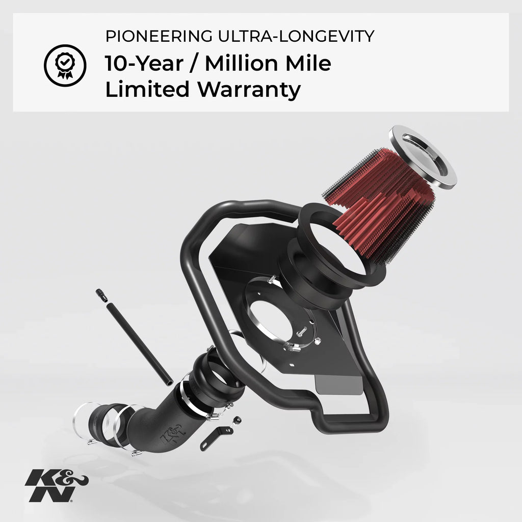 K&N Cold Air Intake Kit: High Performance, Guaranteed to Increase Horsepower: 50-State Legal: 2003  (Crown Victoria)57-2553