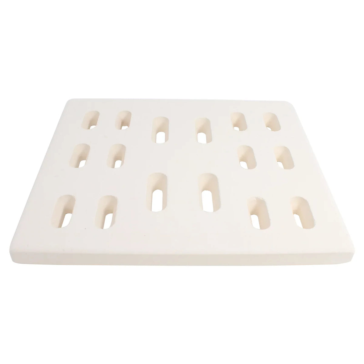 3-Pack BBQ Grill Heat Shield Plate Tent Replacement Parts for Sams Bakers & Chefs Y0005XC-1 - suitable Barbeque Ceramic Flame Tamer, Flavorizer Bar, Vaporizer Bar, Burner protector 8"