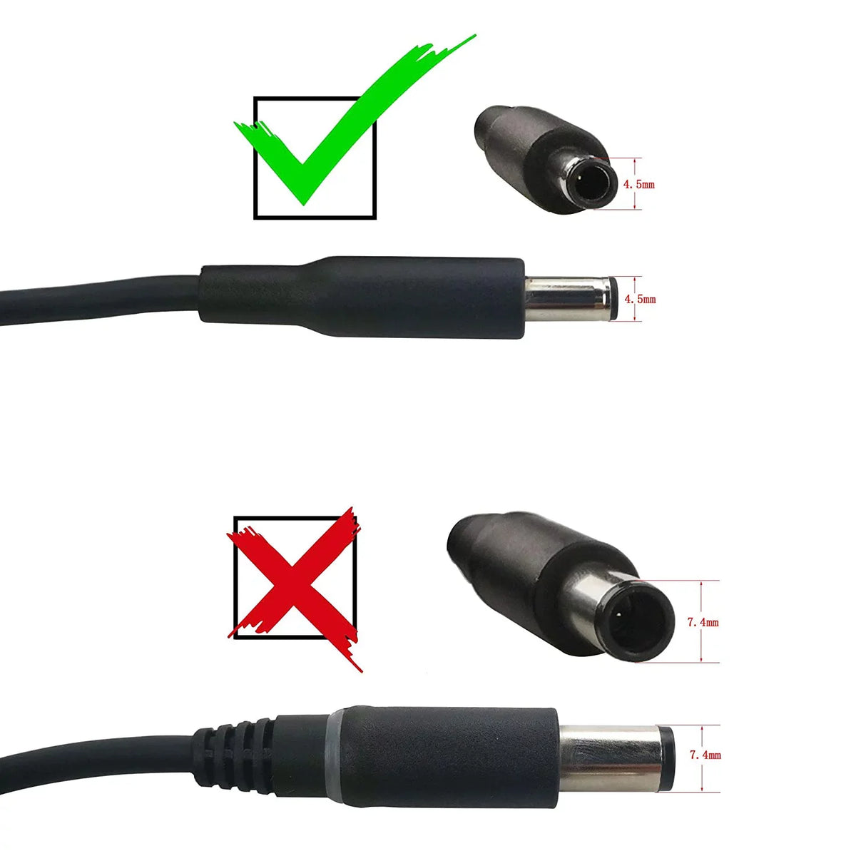 New  Original Inspiron Laptop Charger 65W watt 4.5mm tip AC Power Adapter(Power Supply) with Power Cord for Inspiron 13 14 15,3000 5000 7000 Series,5558 5755 3147 7348-2in1 5555 5559,0G6j41 0MGJN