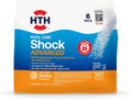 HTH Pool Care Shock Advanced, Swimming Pool Chemical Prevents Bacteria & Algae, Cal Hypo Formula, 1 lb (Pack of 6)