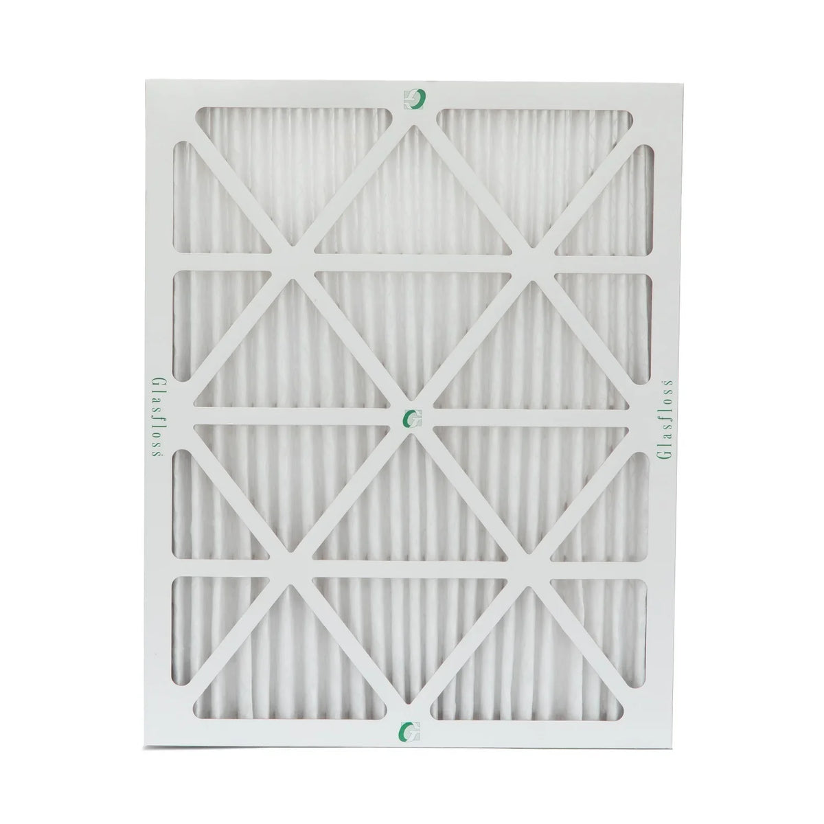 Exact Size: 19-1/2 x 19-1/2 x 1-3/4. Box of 4. Glasfloss ZL 20x20x2 MERV 10 Pleated AC Furnace Air Filters