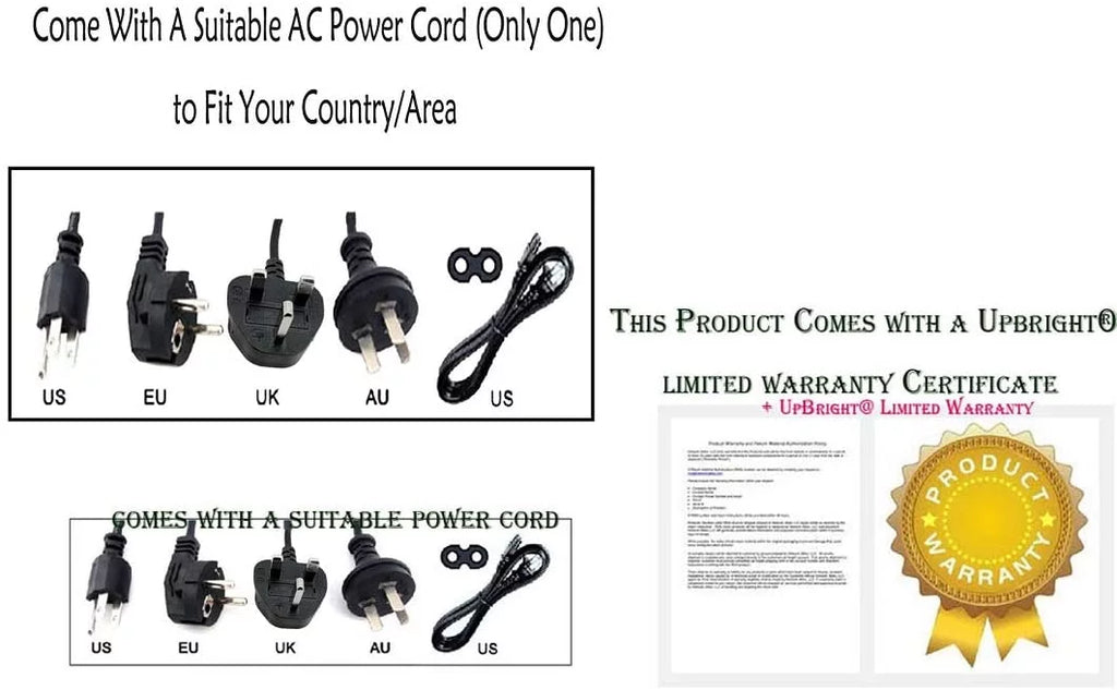 UPBRIGHT NEW Global AC / DC Adapter For  Inspiron 15 5000 Series 15 5552 i5552 15552 15-5552 15.6" FHD Laptop Notebook PC Power Supply Cord Battery Charger Mains PSU (w/ OD: 4.5mm Small Tip.)
