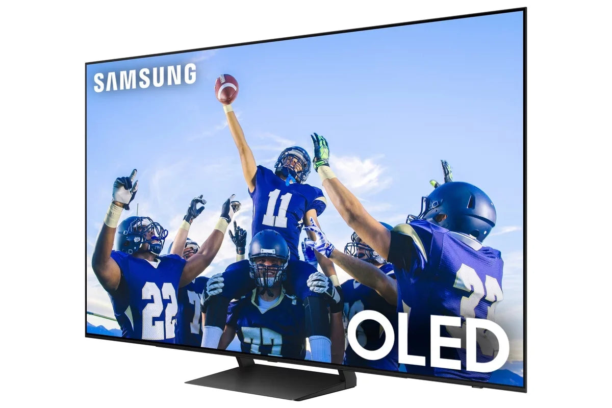 QN55S90CAFXZA 55" 4K OLED Smart TV with AI Upscaling with a  HW-B550 2.1ch Soundbar and Subwoofer with Dolby Audio (2023)