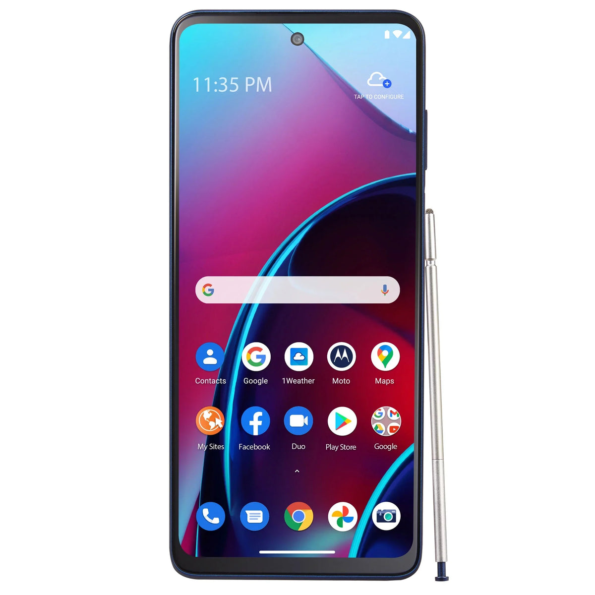 Total by Verizon Motorola Moto G Stylus 4G (2022), 128GB, Blue- Prepaid Smartphone [Locked to Total by Verizon]