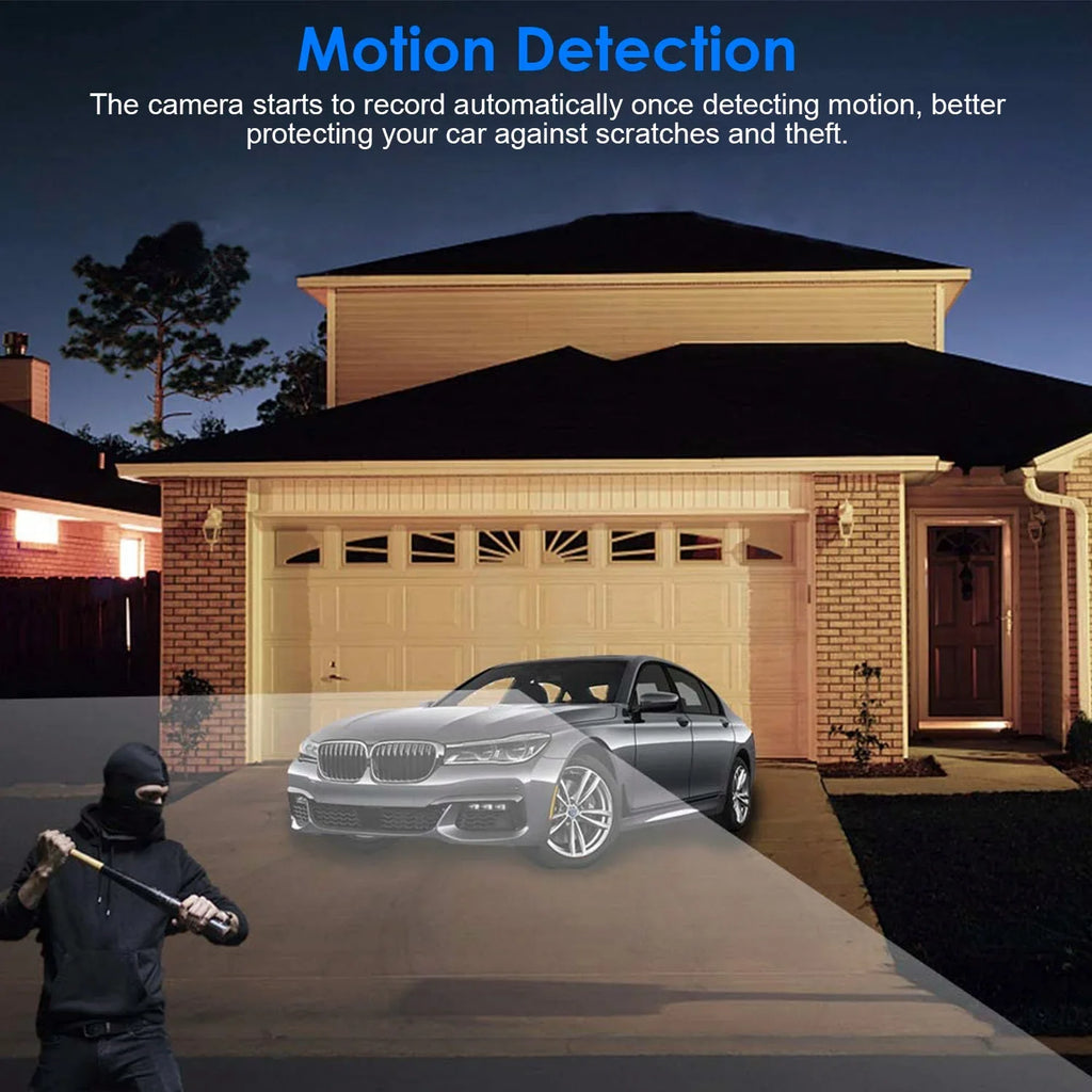 1080P Dual Lens Dash Cam, iMounTEK Universal Vehicle Driving Recorder, Car DVR with WiFi GPS G-Sensor APP Control Motion Detection Parking Monitor Night Vision