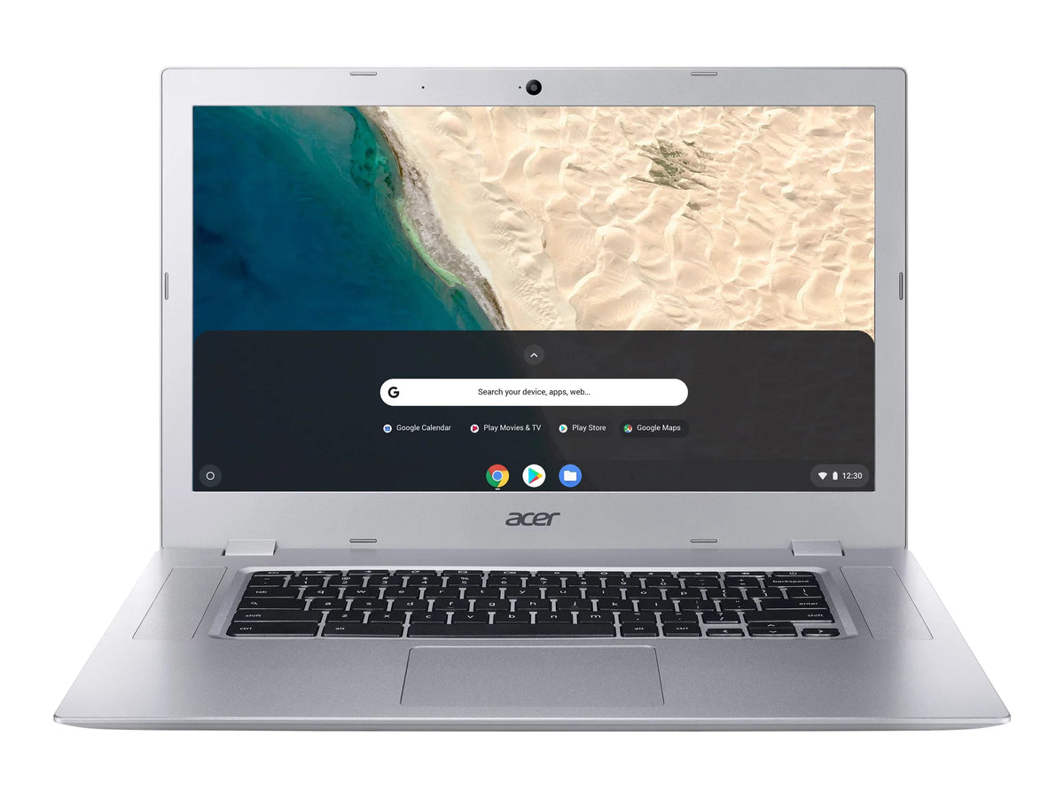 Chromebook 315 CB315-2H-68E6 - AMD A6 - 9220C / up to 2.7 GHz - Chrome OS - Radeon R5 - 4 GB RAM - 32 GB eMMC - 15.6" IPS 1920 x 1080 (Full HD) - Wi-Fi 5 - pure silver - kbd: US