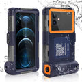 UrbanX Professional [15m/50ft] Swimming Diving Surfing Snorkeling Photo Video Waterproof Protective Case Underwater Housing for vivo Y72 5G And all Phones Up to 6.9 Inch LCD with Lanyard