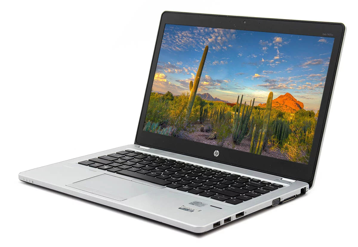 Restored  EliteBook Folio 9470M 14"  Core i5-3437U 1.9GHz 16GB 320G SATA Windows 10 Professional (Refurbished)