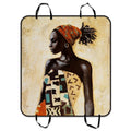 GCKG Beautiful African Woman Pet Car Seat shield Dog Car Seat Mat Hammock Cargo Mat Trunk Mat For Cars Trucks and SUV 54x60 inches