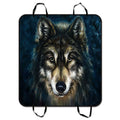 GCKG Brave Black Wolf Pet Car Seat protector Dog Car Seat Mat Hammock Cargo Mat Trunk Mat For Cars Trucks and SUV 54x60 inches