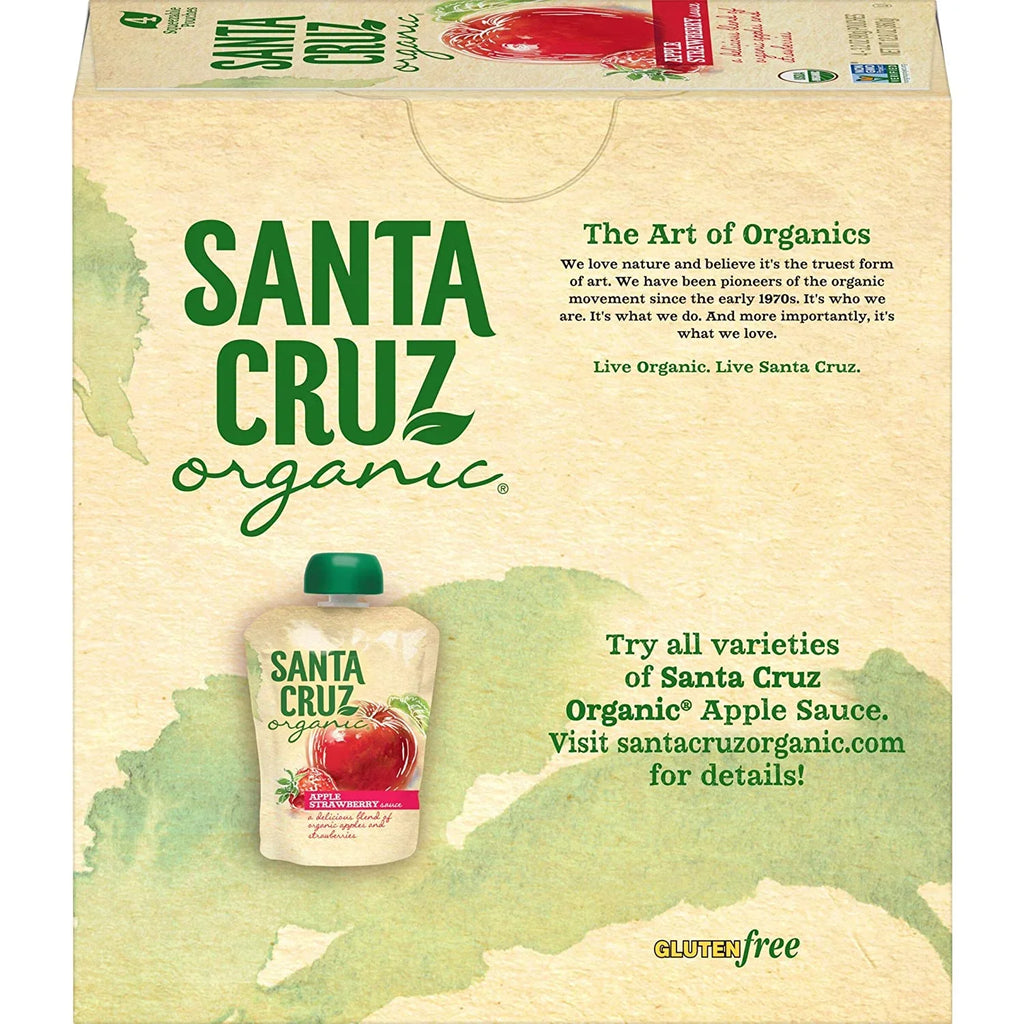 Santa Cruz Organic®  Sauce  Strawberry -- 4 Pouches Pack of 2