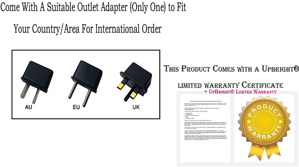 UPBRIGHT NEW Global AC / DC Adapter For  Inspiron 15 5000 Series 15 5552 i5552 15552 15-5552 15.6" FHD Laptop Notebook PC Power Supply Cord Battery Charger Mains PSU (w/ OD: 4.5mm Small Tip.)