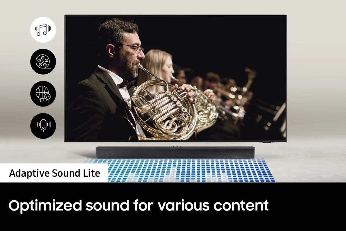 QN55S90CAFXZA 55" 4K OLED Smart TV with AI Upscaling with a  HW-B550 2.1ch Soundbar and Subwoofer with Dolby Audio (2023)