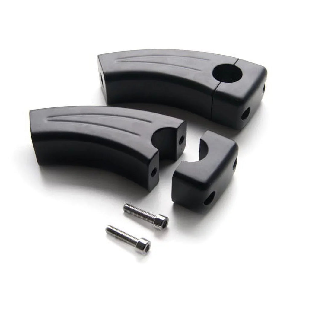 Krator 3.5" Black Bike Handlebar Pullback Risers 7/8" suitable with Yamaha XS 360 400 500 650 750 850 900 1100