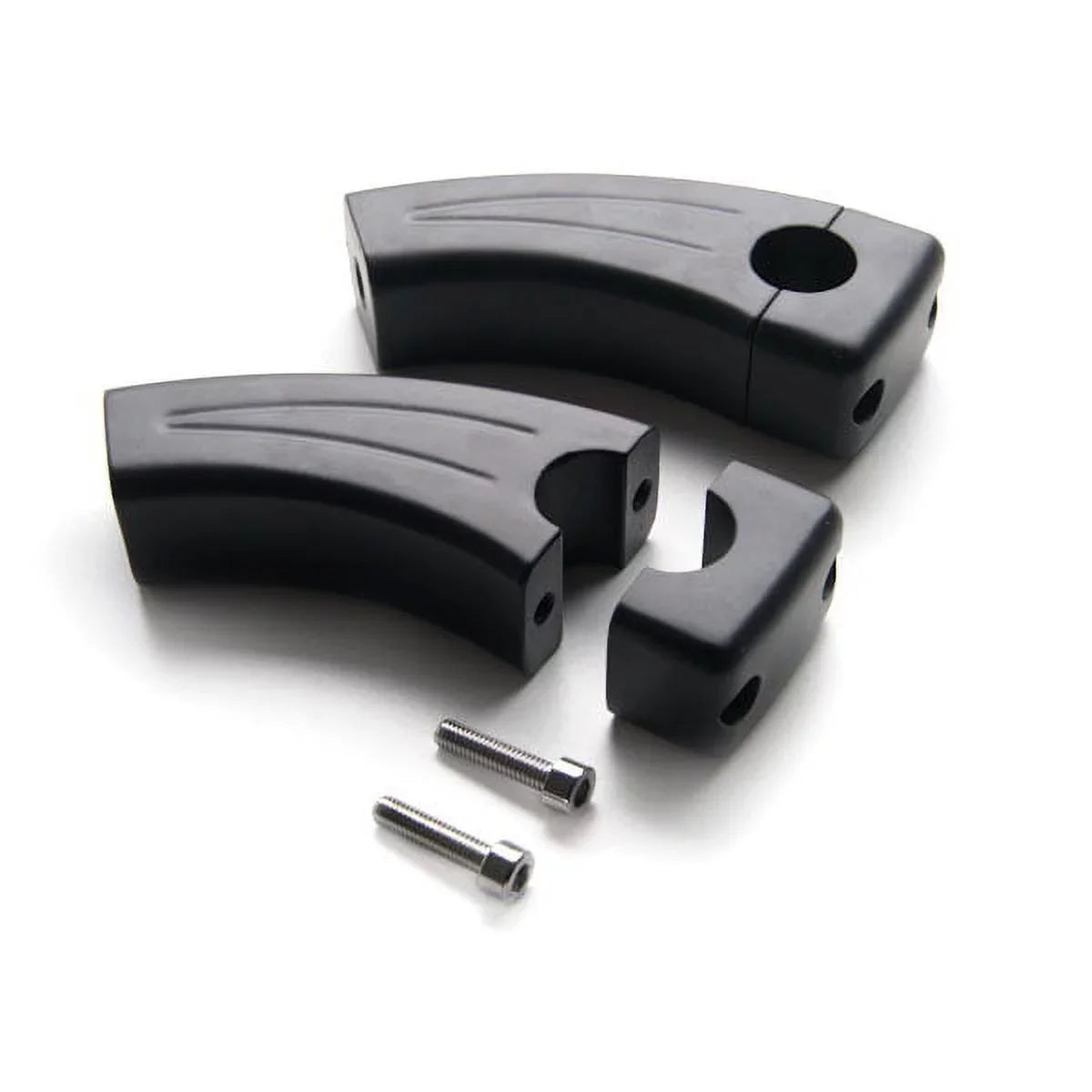 Krator 3.5" Black Bike Handlebar Pullback Risers 7/8" suitable with Yamaha XS 360 400 500 650 750 850 900 1100