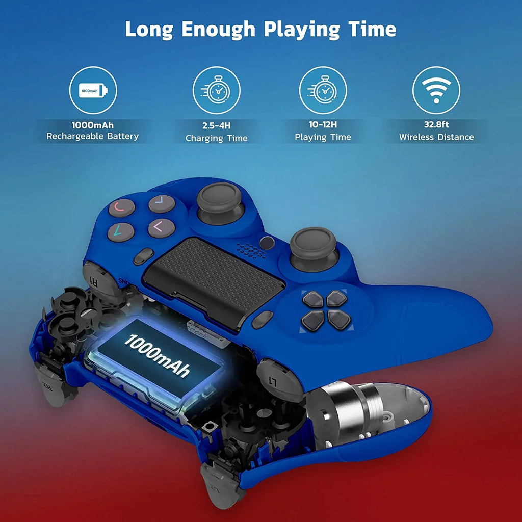 PRO Wireless GamePad matching with  Galaxy S23 Ultra Controller Plus 1,000 Battery/Built-In Speaker/Gyro/Remote BlueTooth Slim (Blue)