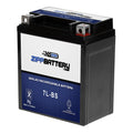 Zipp Battery YTX7L-BS (7L-BS 12 Volt,6 Ah, 75 CCA) Motorcycle Battery for Honda 250cc Cb250 Nighthawk 1993