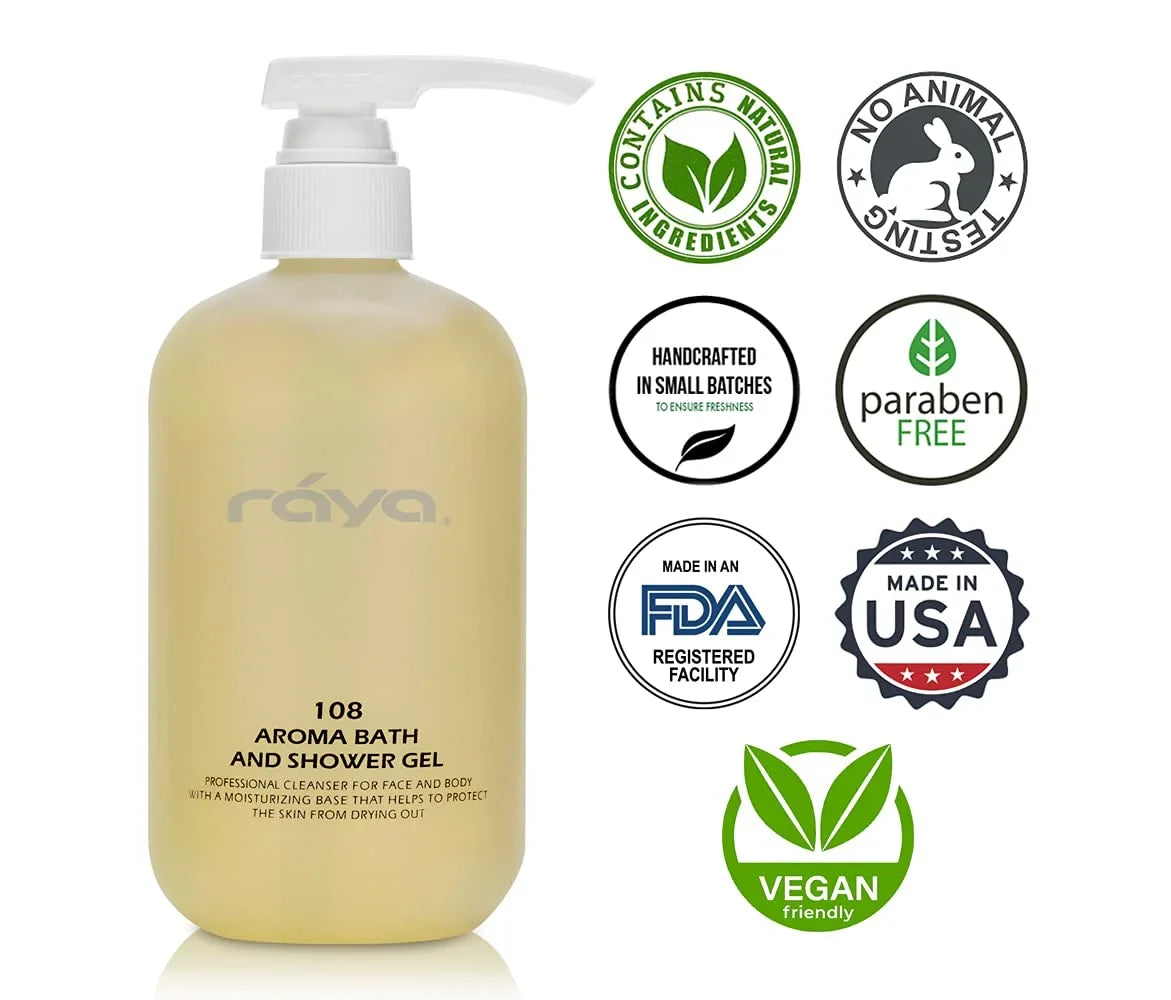Aroma Bath And Shower Gel 16 Oz (108) | Gentle And Moisturizing Body Cleanser | outstanding For All Skin