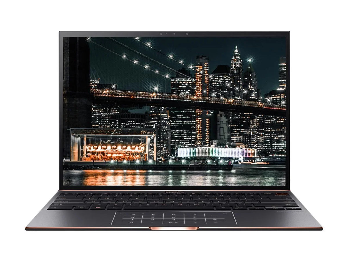 ZenBook S Ultra Slim Laptop, 13.9" 3300x2200 3:2 500nits Touch Display,  Evo Platform Core i7-1165G7 CPU, 16GB RAM, 1TB SSD, Thunderbolt 4, TPM, Windows 10 Pro, Jade Black, UX393EA-XB77T