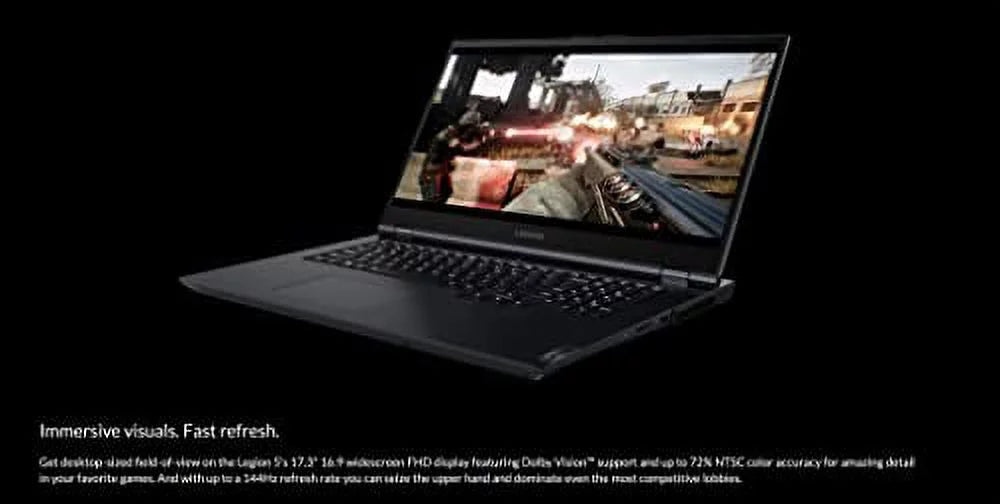 Legion 5 Gen 6 Gaming Laptop, 17.3" FHD IPS 144Hz Display, AMD Ryzen 7 5800H, NVIDIA GeForce RTX 3070(TGP 130W), Dolby Vision, Type-C, Win 10 Free Upto 11 (16GB RAM | 1TB PCIe SSD)