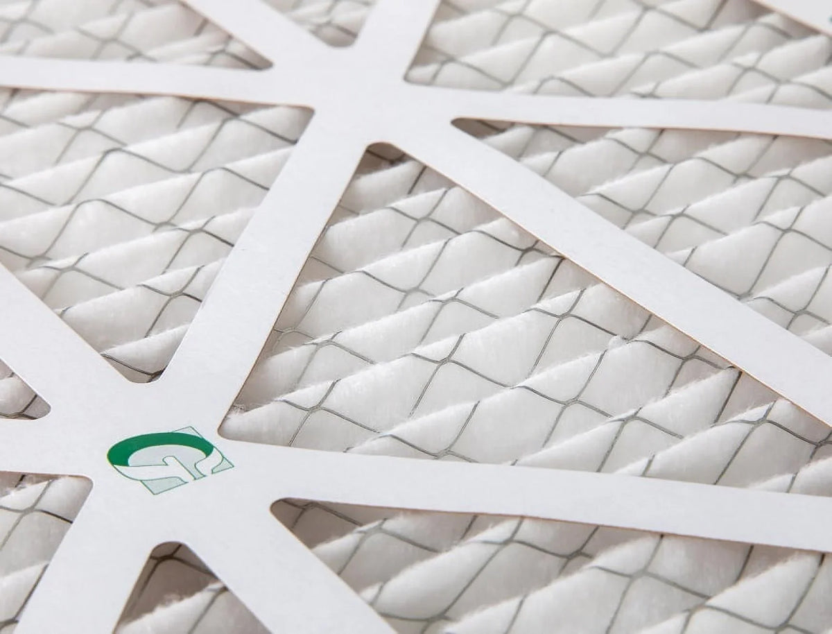 Actual Size: 19-1/2 x 24-1/2 x 1-3/4. 12 Pack of 20x25x2 MERV 13 Pleated 2" Inch Air Filters by Glasfloss