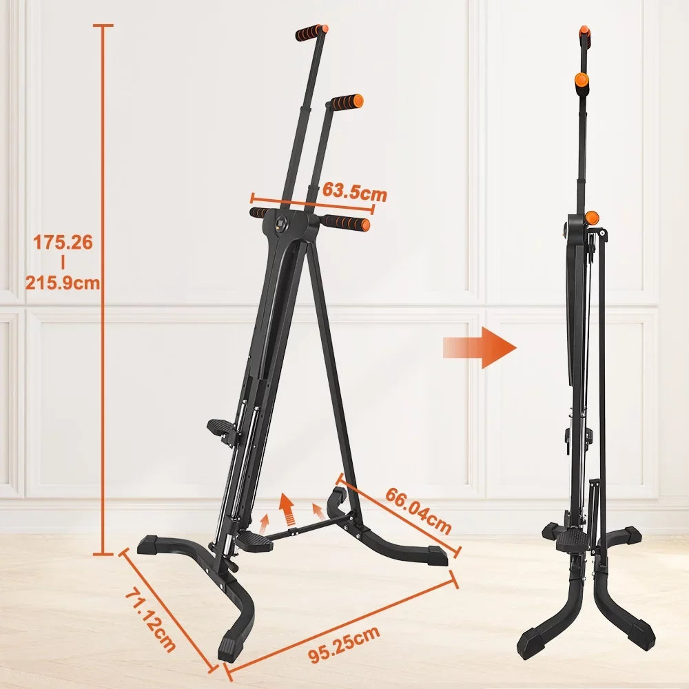Relife  Sports Vertical Climber Exercise Machine for Home Gym with LCD Display 5 Levels Adjustable