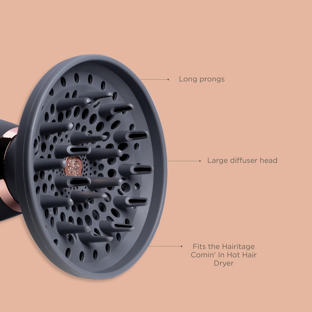 Hairitage Meant to Be Hair Diffuser Hair Dryer Attachment for Anti Frizz & Volume | Salon high-grade Frizz Control