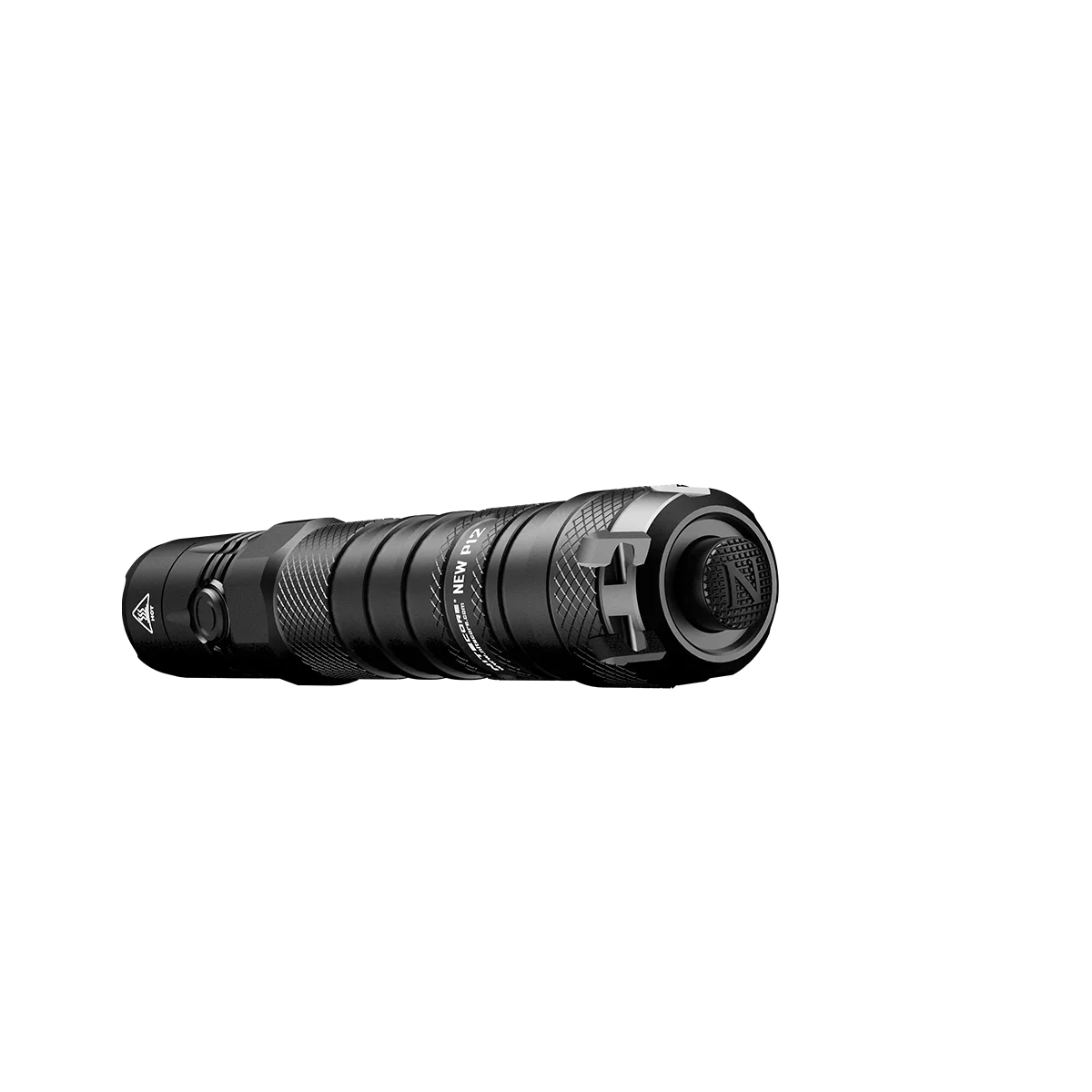 Nitecore New P12 Version LED Flashlight - 1200 Lumens w/NL2150HPR Battery, USB Cord, Offset Mount, RSW3 Pressure Switch,  and  3Amp Wall Adapter