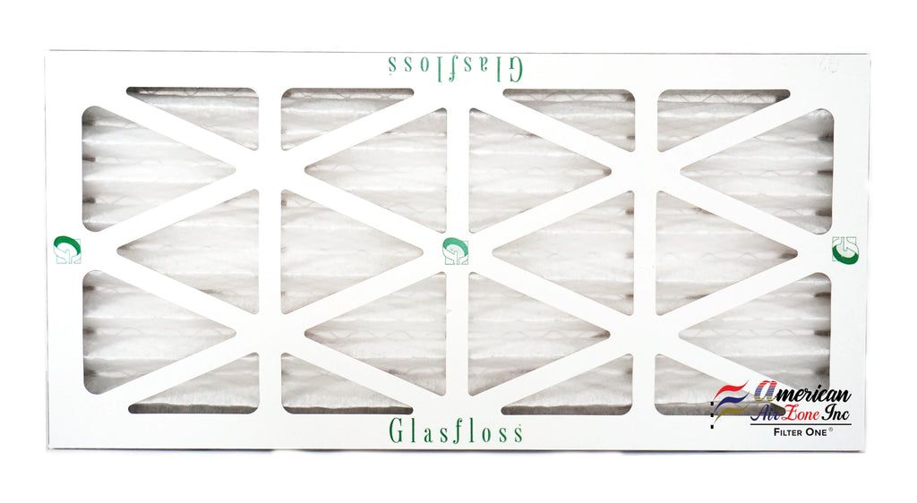 Glasfloss Air Filter 12x25x2 - 2" MERV 10 - (Pack of 4) - Pleated AC or HVAC Air Filter - Furnace Air Filter - Home or Office - Made In The USA.