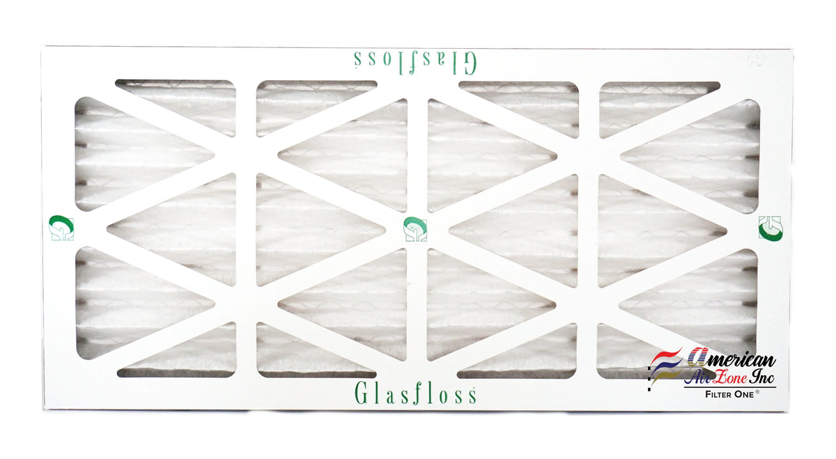 Glasfloss Air Filter 12x25x2 - 2" MERV 10 - (Pack of 4) - Pleated AC or HVAC Air Filter - Furnace Air Filter - Home or Office - Made In The USA.
