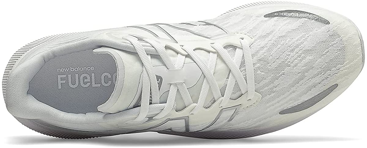 New Balance Mens FuelCell Propel V3 Speed Running Shoe 9.5 White/White