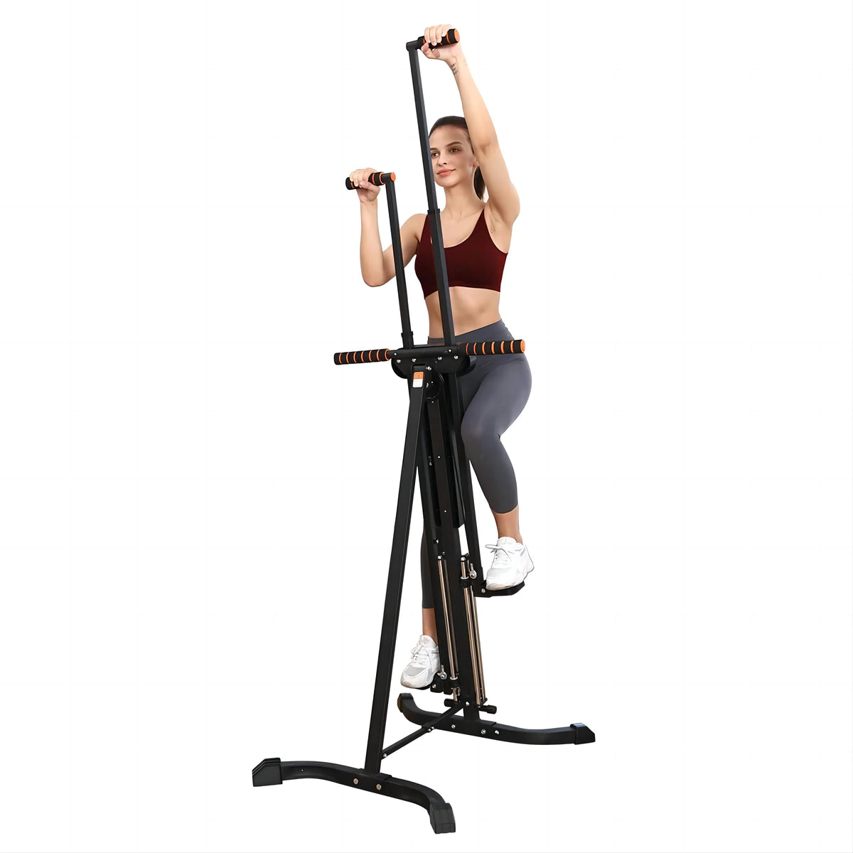 Relife  Sports Vertical Climber Exercise Machine for Home Gym with LCD Display 5 Levels Adjustable