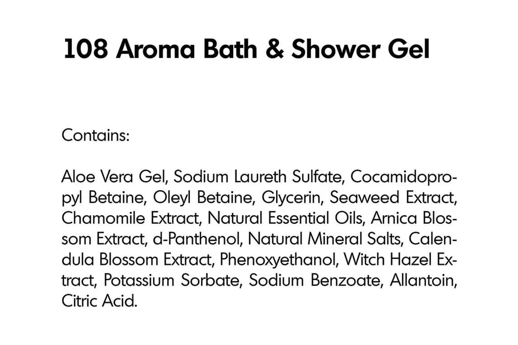 Aroma Bath And Shower Gel 16 Oz (108) | Gentle And Moisturizing Body Cleanser | outstanding For All Skin