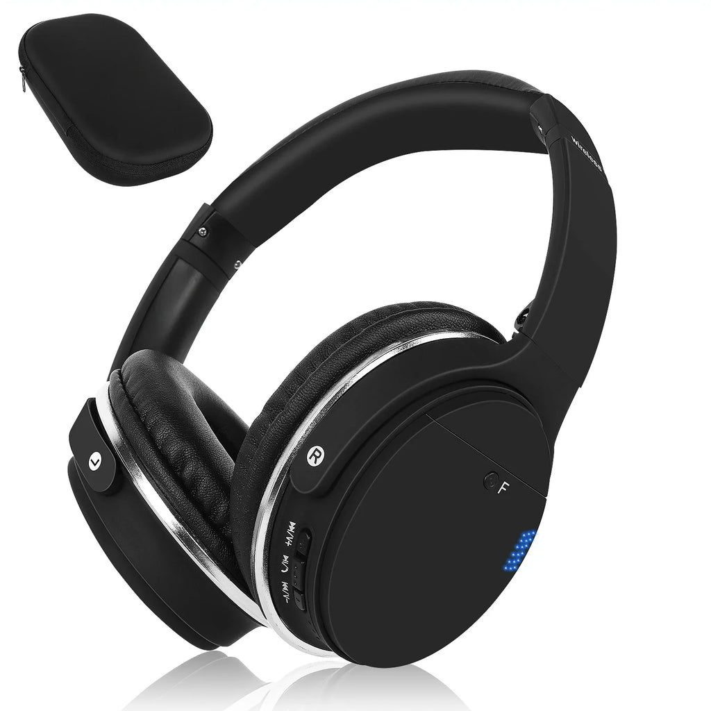 UrbanX UX35 Wireless Bluetooth Stereo Earphones with High Resolution Audio, Deep Bass, Superior Comfort Over The Ear Headphones with Mic for  Mi Mix 2 Phone Call Support