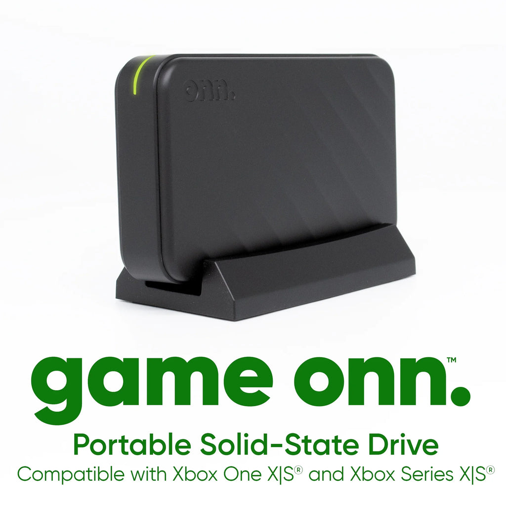 Gaming Portable SSD 1TB matching with Xbox One and Xbox Series X|S. onn