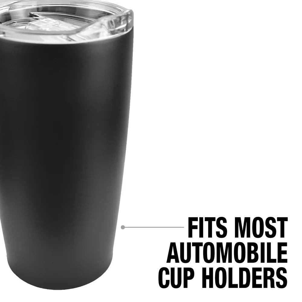 Harry Potter Hufflepuff Broomstick Badger Logo Stainless Steel Tumbler 20 oz Coffee Travel Mug/Cup, Vacuum Insulated & Double Wall with Leakproof Sliding Lid | excellent for Hot Drinks and Cold Beverages