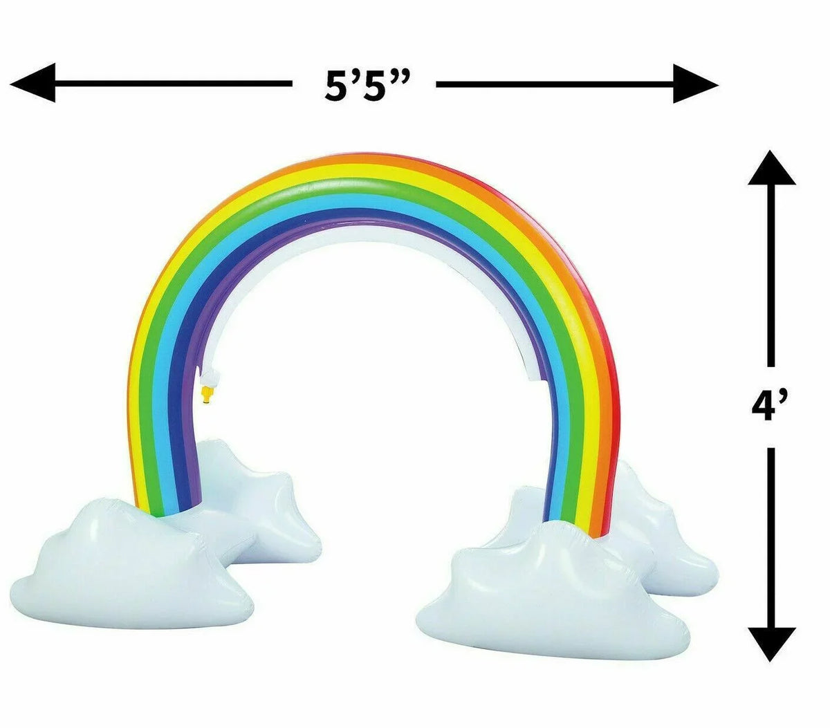 Rainbow Sprinkler Toy for Kids, Inflatable Pool Summer Fun Spray aqua Toy, Outdoor Backyard for Children Infants Toddlers, Boys, Girls 3 4 5 6 7 8 Year Old