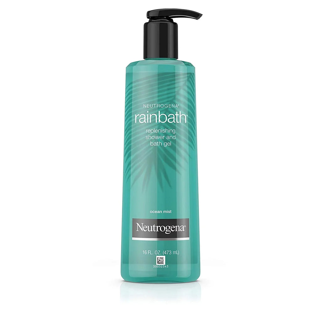 6 Pack Neutrogena Rainbath Replenishing Shower And Bath Gel, Ocean Mist 16 oz