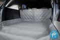 Bulldogology SUV Cargo Liner for Dogs - Heavy Duty Pet Trunk Cargo wrap - Dog Car Seat shield Waterproof Nonslip - Dog Hair, Muddy Paws, Scratches wrap Protector for Cars Vans SUVs (X-Large, Grey)