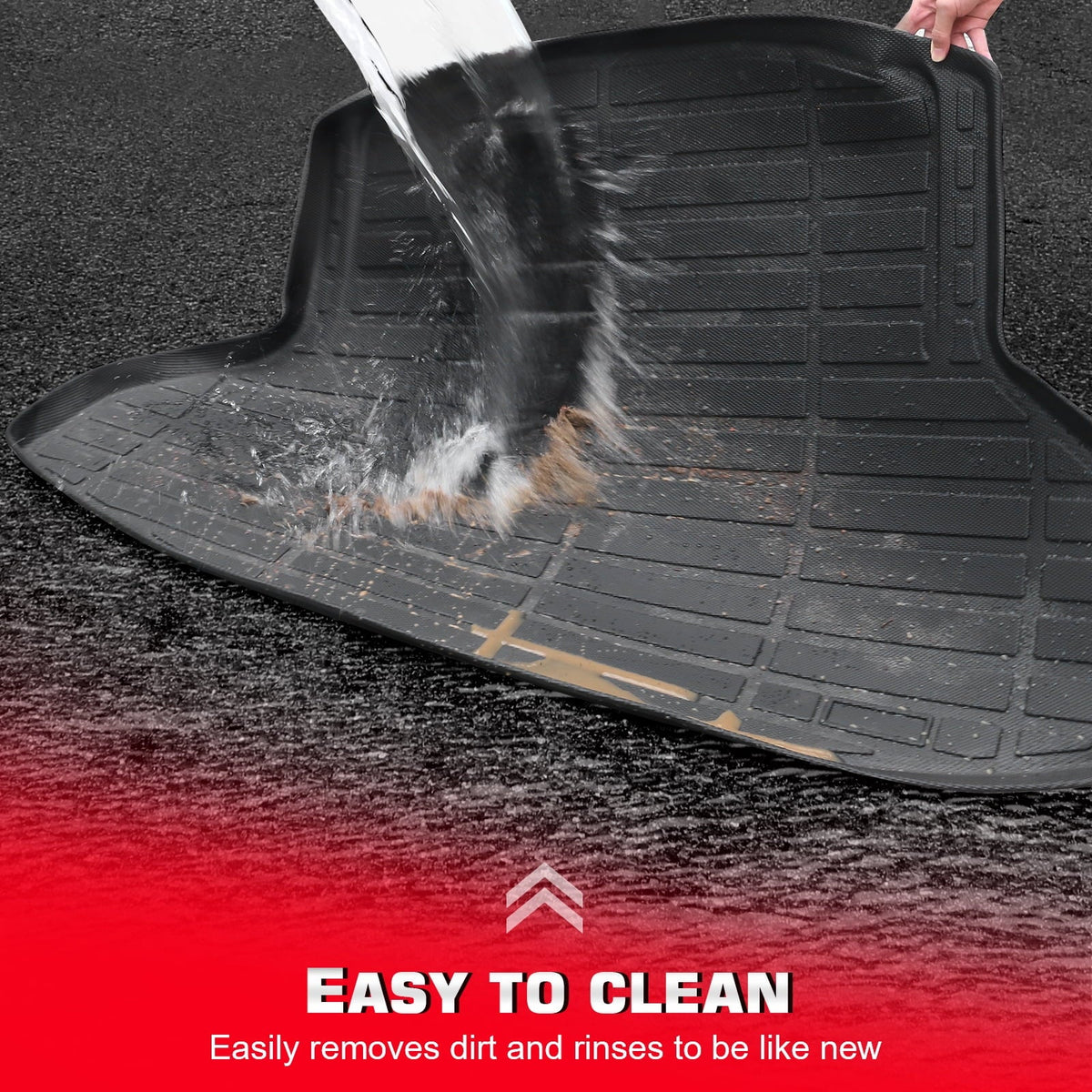 Ikon Motorsports 3D TPE Floor Mats + Trunk Mat, suitable with 2022-2024 Honda Civic Black All atmospheric conditions Waterproof Anti-Slip Floor Liners Front & 2nd Row Full Set Interior Storage wrap Accessories