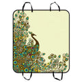 GCKG Beautiful Peacock Pattern Pet Car Seat wrap Dog Car Seat Mat Hammock Cargo Mat Trunk Mat For Cars Trucks and SUV 54x60 inches