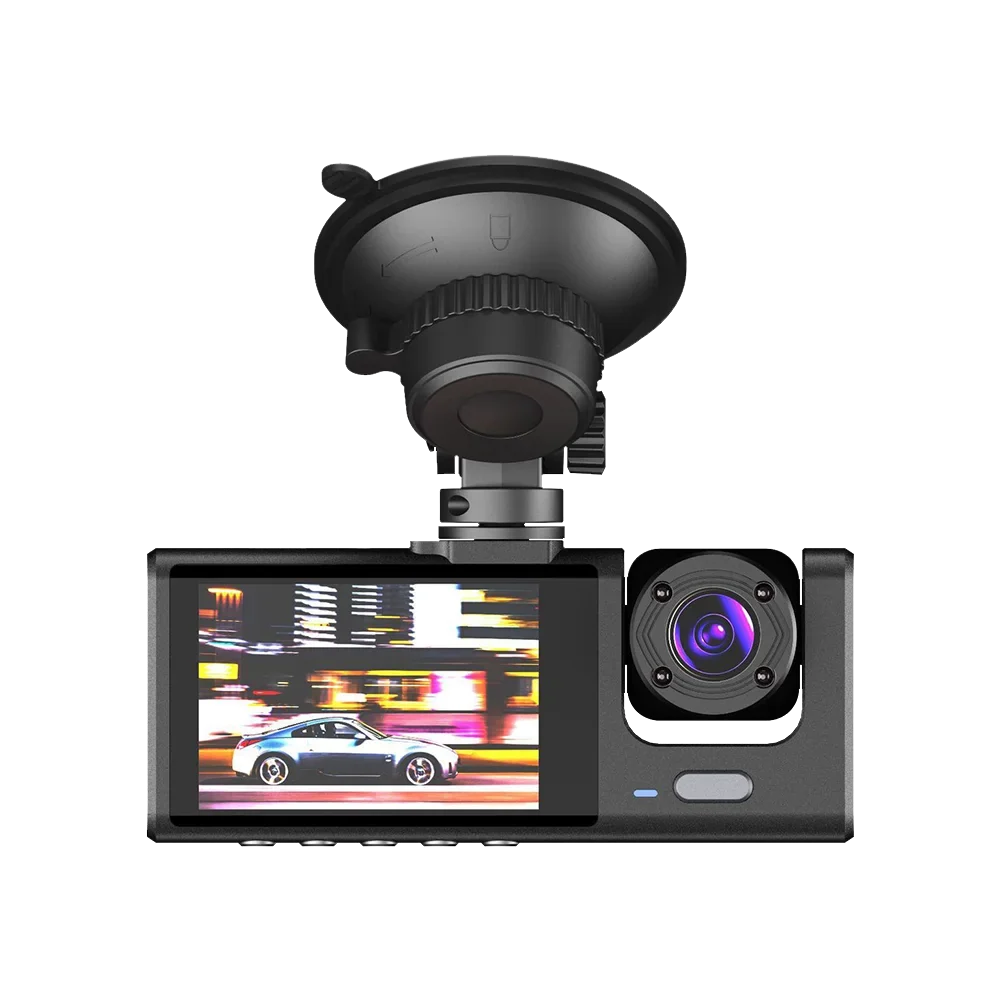 Kepeak 1080P HD Front/Rear/Inside Video Recorder Camera G-Sensor Car Dual Lens Dash Cam