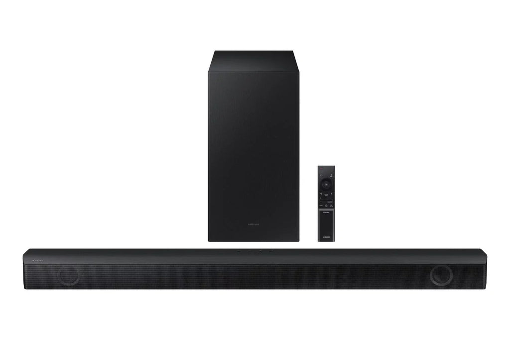 QN55S90CAFXZA 55" 4K OLED Smart TV with AI Upscaling with a  HW-B550 2.1ch Soundbar and Subwoofer with Dolby Audio (2023)