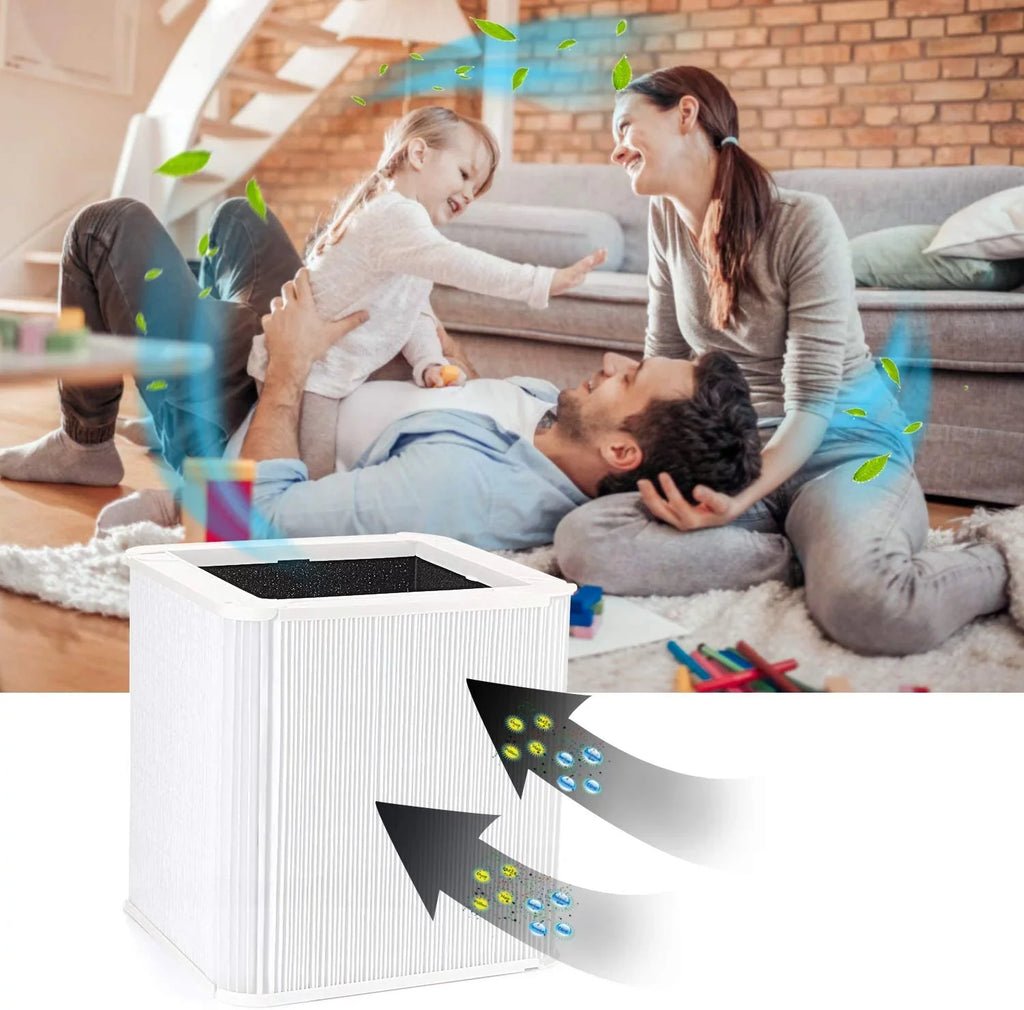 211+ Replacement Filter appropriate with Blueair Blue Pure 211+ Air Cleaner Purifier, Foldable Particle and Activated Carbon Replacement Filter