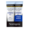Oz, (Pack Of 2). Neutrogena Ultra Sheer Dry-Touch moisture immune And Non-Greasy Sunscreen Lotion With Broad Spectrum Spf 45, 3 Fl