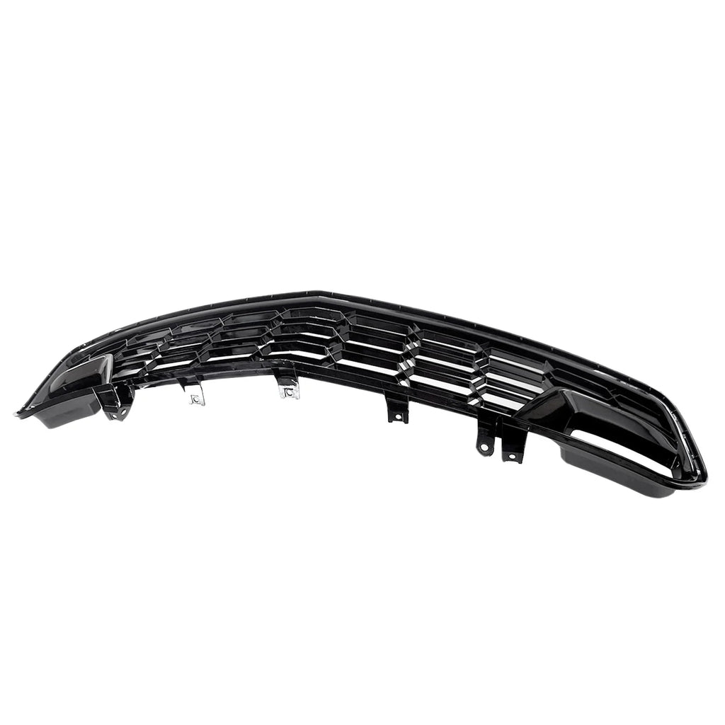 Front Bumper Lower Grille W/O Camera Gloss Black For 14-19 Chevrolet Corvette C7