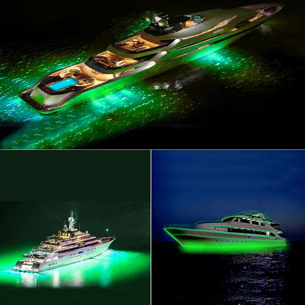 Pontoon craft Light, Marine Led Light Strip for Duck Jon Bass ship Sailboat Kayak Flex Lighting for ship Deck Light Accent Light Courtesy Interior Lights Fishing Night 12v